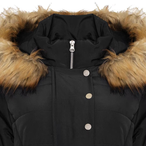 Chaqueta Parka de Cuero Vacuno para Mujer de Mantic Enterprises, Ropa de Invierno Transpirable, Cómoda y Cálida para Aventuras al Aire Libre - Product Image 6