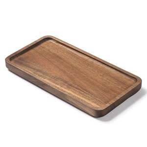 Plateau de service rectangulaire en bois écologique de haute qualité, plateau alimentaire poli de luxe pour hôtels et restaurants au meilleur prix - Product Image 3