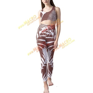 Leggings de yoga respirants pour femmes, taille haute, effet froncé aux fesses, motif marbré tie-dye, avec coutures, impression par transfert thermique 240 g/m² - Product Image 6