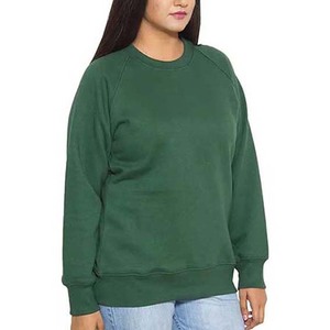 Classic women sweatshirt soft fleece pullover relaxed fit winter top casual everyday wear warm crewneck long sleeve fashion - Product Image 3