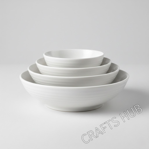 CRAFTS HUB Bol en céramique classique de couleur céladon - Fait à la main, respectueux de l'environnement, compatible congélateur, four et micro-ondes - Product Image 5