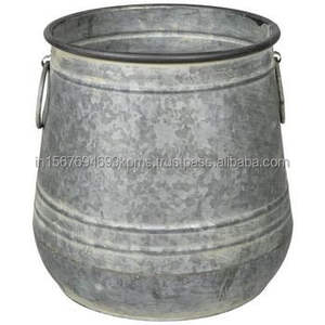 Special Design Galvanized <b>Christmas</b> Planter and Metal Bucket With Xmas <b>Tree</b> Pattern Decorative Garden Planter with Private Logo - Product Image 2