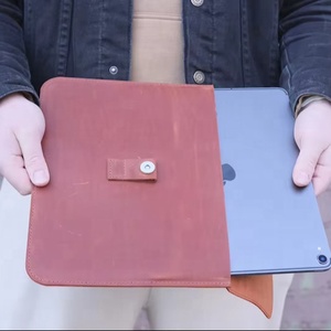 Wholesale Vintage Genuine Leather Protective Laptop <b>Tablet</b> Case Sleeve <b>Bag</b> New Business Style Ideas for Sale - Product Image 1