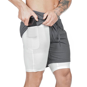 Shorts de sport décontractés pour hommes, séchage rapide, imperméables, respirants, pour la plage, le jogging, la gym, le fitness, le basketball, la course à pied - Écologiques - Product Image 3