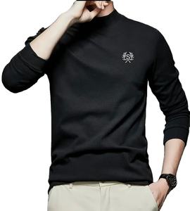 OEM sur mesure sweat-shirt décontracté pour hommes couleur unie confortable respirant anti-rides écologique polaire demi-fermeture éclair pull hiver - Product Image 2