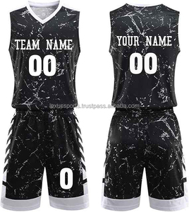 Uniforme de Baloncesto Personalizado de Alta Calidad para Equipos, Conjunto Unisex de Ropa Deportiva de Poliéster al por Mayor - Product Image 1