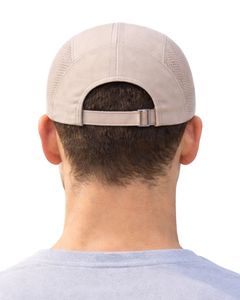 Men Beige Mesh Panel Sports <b>Cap</b> Breathable Lightweight Adjustable Summer Running Training Outdoor Baseball Hat For Men Use - Product Image 2