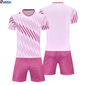 Conjunto de Uniforme de Fútbol de Alta Calidad, Blanco y Morado con Estampado Geométrico, Cuello en V, Manga Corta, Absorbe la Humedad, Unisex para Adultos, para Toda Temporada - Product Image 3