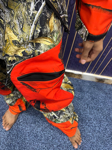 ออกแบบเสื้อโค้ทลายพรางสำหรับล่าสัตว์ เดินป่า ตั้งแคมป์ กิจกรรมกลางแจ้ง ผ้าแคนวาสกันน้ำ ระบายอากาศได้ดี ออกแบบเองได้ - Product Image 3