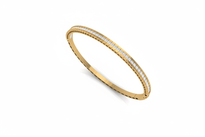 Brazalete de Mujer de Oro de 14K y Diamantes Naturales [Joyería de Alta Calidad en Tendencia] |   3.00 Quilates - Product Image 4
