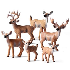 Ensemble de figurines forestières en bois de manguier faites à la main - Vente en gros B2B - Product Image 3
