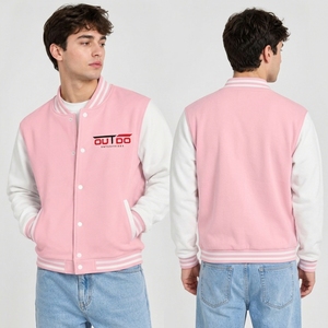 Varsity <b>Jacket</b> Modern Streetwear Varsity <b>Jacket</b> Crafted With Lightweight Materials For Casual Outfits <b>Travel</b> Outdoor Activities - Product Image 4