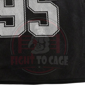 เสื้อกีฬาเทรนดี้ใหม่ ผลิตในปากีสถาน ราคาขายส่ง พิมพ์หมายเลขได้ตามสั่ง เสื้อเจอร์ซีย์ผ้าตาข่ายทรงหลวมสำหรับผู้ใหญ่ - Product Image 3