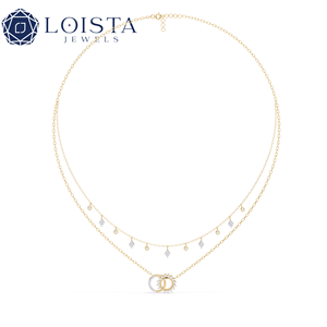 Tianmao Luxury High-End Female Necklace Gold-Plated Eight-Awn Star with Full Diamond <b>Flash</b> Clavicle Chain with Zircon Main Stone - Product Image 2