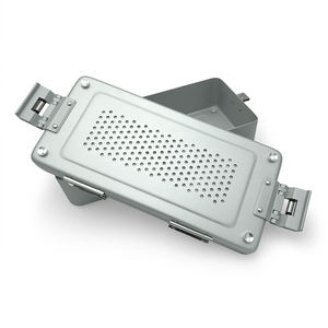 PENTAX Custom Size Stainless Steel Manual Reusable Silver Sterilization Box General Surgery High Quality Surgical <b>Instruments</b> CE - Product Image 3