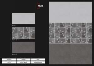 Azulejos de Cerámica Mate Exclusivos de 12"X24" Ideales para Baños, Cocinas y Pasillos, Proporcionan una Resistencia Duradera a la Superficie - Product Image 4