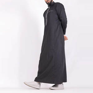 Túnica Islámica de Manga Larga para Hombre, Diseño de Jubba Musulmana, Venta al por Mayor, Jubba/Thawb para Hombre con Bordado - Product Image 3