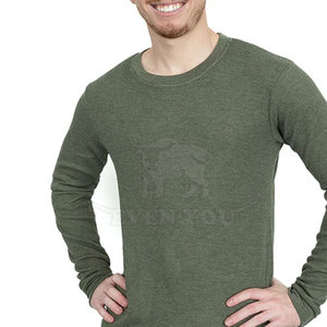Long Sleeve 100% Cotton Eco-Friendly Thermal Shirt Moisture Wicking Warm <b>Base</b> <b>Layer</b> for Travel Outdoor Activities Cold Weather - Product Image 3
