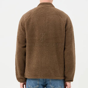 Premium Quality Drop Shoulder <b>Wool</b> <b>Jacket</b> <b>Men</b> Soft Fabric Warm Casual Outerwear Relaxed Fit Custom Wholesale Manufacturer - Product Image 4