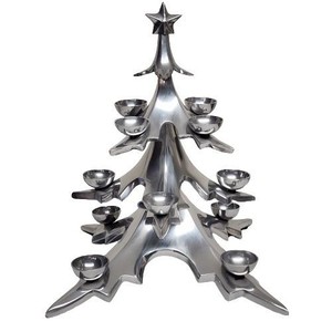 Festive Metal Candle Stand <b>Tealight</b> <b>Holder</b> for Christmas & Holiday Decoration for Best Price - Product Image 3