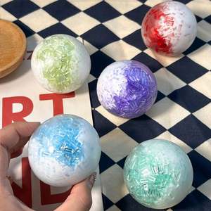 Juguete Antiestrés de Bolas de Colores Hechas a Mano, Divertido y Blandito para Niños y Niñas, Alivio de la Ansiedad y Liberación del Estrés, Barra de Crema Helada - Product Image 2