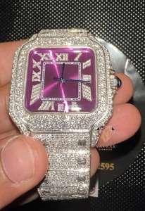 Fournisseur de montres en moissanite haut de gamme, vente en gros de montres en moissanite VVS, fabricant de montres en moissanite à vendre - Product Image 3