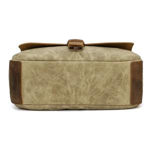 Sac à bandoulière professionnel vintage en toile pour appareil photo reflex numérique, étanche et antichoc, avec fermeture éclair, pour voyage LCCB-0042 - Product Image 6