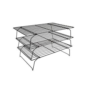 Black cooling rack for baking Wire stand oven grill tray Donut <b>cookie</b> cooling rack Perfect Bakeware cooling rack - Product Image 6