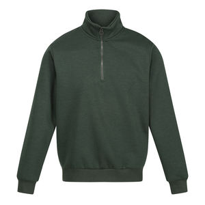 Sweat-shirts à col montant zippé vert foncé coupe ample pour hommes, personnalisables, en tissu, les plus vendus (OEM) – Vêtements pour hommes - Product Image 2