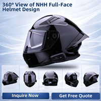 Casques de moto intégraux certifiés ECE/DOT, vente en gros personnalisée, accessoires pour motocross, casque de course