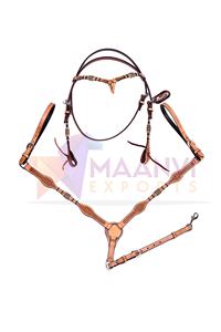 Tête de cheval personnalisée par meilleure qualité Argentine cuir qualité cheval cuirasse cuir brut noué fabricant direct - Product Image 3