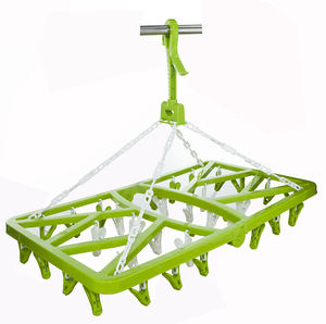 Tendedero Plegable Rectangular con 32 Pinzas VINH NAM Modelo 296 62x35x38cm Multifuncional para Baño y Ropa de Niños - Product Image 2