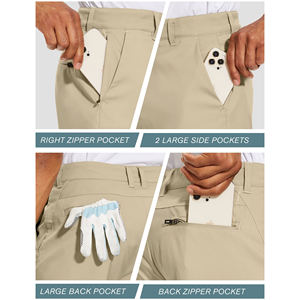 Pantalones Cortos de Golf de Verano de Alta Calidad, Nuevo Diseño, Transpirables, Cómodos, Cintura Elástica Media con Bolsillos, para Gimnasio y Actividades al Aire Libre - Product Image 4