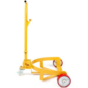 Carrello per Fusti da 55 Galloni con Capacità di Carico di 1200 Libbre, Carrello a Basso Profilo in Acciaio Resistente per Fusti e Barili - Product Image 6