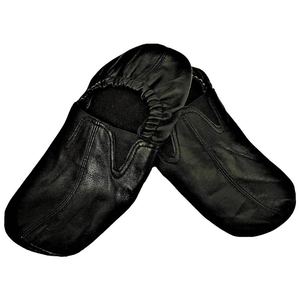 Chaussettes en cuir véritable pour l'hiver, décontractées, pour la maison, antibactériennes, personnalisées, de haute qualité, OEM, vente en gros, chaussettes pantoufles - Product Image 2