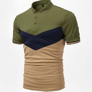 Polo décontracté tendance pour homme, coupe ajustée, manches courtes, confortable, respirant, haut de mode estival - Product Image 5