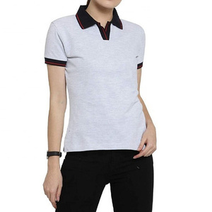 Camiseta polo para mujer con logotipo personalizado, último diseño, marca privada, nueva llegada, estilo moderno, ropa urbana de alta gama. - Product Image 1
