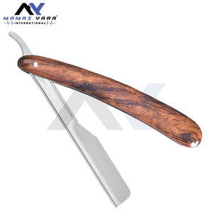 Rasoir de Barbier Professionnel à Lame Coulissante avec Manche en Bois de Qualité Supérieure, Personnalisable avec Logo, pour Salon de Coiffure - Product Image 2
