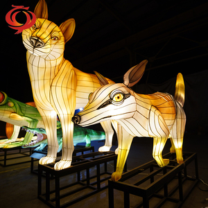 Lanternes en fer pour animaux de zoo d'extérieur Yunyi Holiday Lights, pour parcs, jardins, festivals de musique, spectacles de lumière, personnalisables pour le Ramadan et les remises de diplômes - Product Image 3
