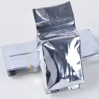 Sacs refermables sur mesure en feuille d'aluminium, matériaux LDPE/HDPE/PA, pochettes verticales refermables avec fermeture éclair pour le stockage