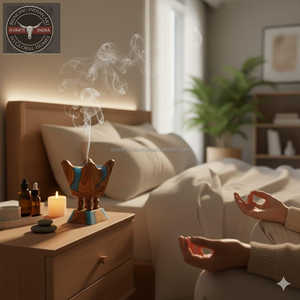 Soporte para Incienso de Resina Epoxi y Madera Premium 2026, Lujoso Incensario Árabe Oud Madhkan, Rectangular, Hecho a Mano, SS CRAFT INDIA - Product Image 6