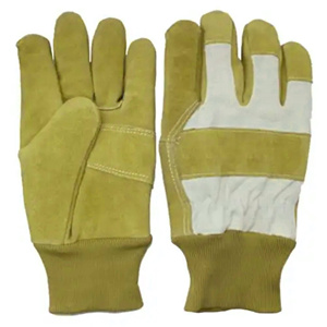 Gants de conduite d'hiver haute visibilité en cuir, certifiés CE, en cuir de vachette pleine fleur renforcé, protection industrielle des mains - Product Image 2