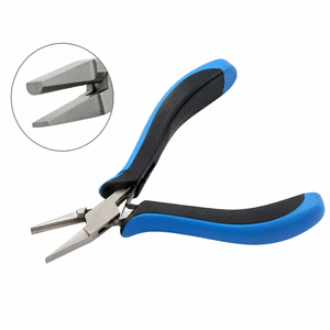 Pince à bec plat et demi-ronde ergonomique pour la fabrication de bijoux, outil de façonnage de fil ZetomedPro - Product Image 1