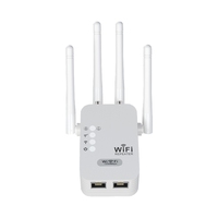 Penguat Sinyal Wifi Dual Band Terbaik, Repeater Wifi AC 1200m, Extender Wifi Ganda 5.8GHz