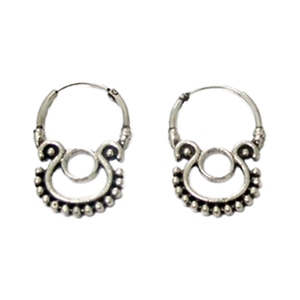 ต่างหูห่วงหยดเงิน 925 ออกแบบโรงงานขายส่งเครื่องประดับในประเทศไทย - Product Image 1