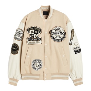 Vestes de baseball varsity pour hommes de haute qualité avec logo personnalisé, 100% laine, coupe-vent d'hiver, réversibles, vente en gros, fabrication sur mesure, mode - Product Image 1