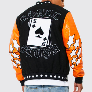 New Style Windproof Men Letterman <b>Jacket</b> Wholesale Letterman <b>Jacket</b> Plus Size Letterman winter <b>jacket</b> - Product Image 5