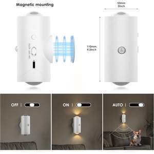 7 Color LED Motion Sensor Night <b>Light</b> Rechargeable Battery Stair & Wall Lamp <b>Wireless</b> Magnetic Cordless LED Night Wall Lamp - Product Image 2