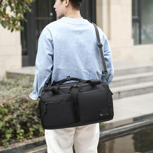 Bolsa de Lona Personalizada al por Mayor con Logotipo Impreso, Bolsa de Viaje Deportiva de Moda, Impermeable, Portátil, de Poliéster, para Gimnasio - Product Image 5