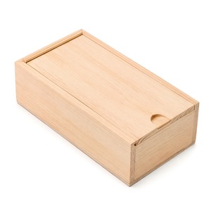 Boîte en bois à couvercle coulissant, emballage de parfum en bois massif, coffret cadeau de luxe avec encoche pour le pouce, fournisseur en gros - Product Image 1